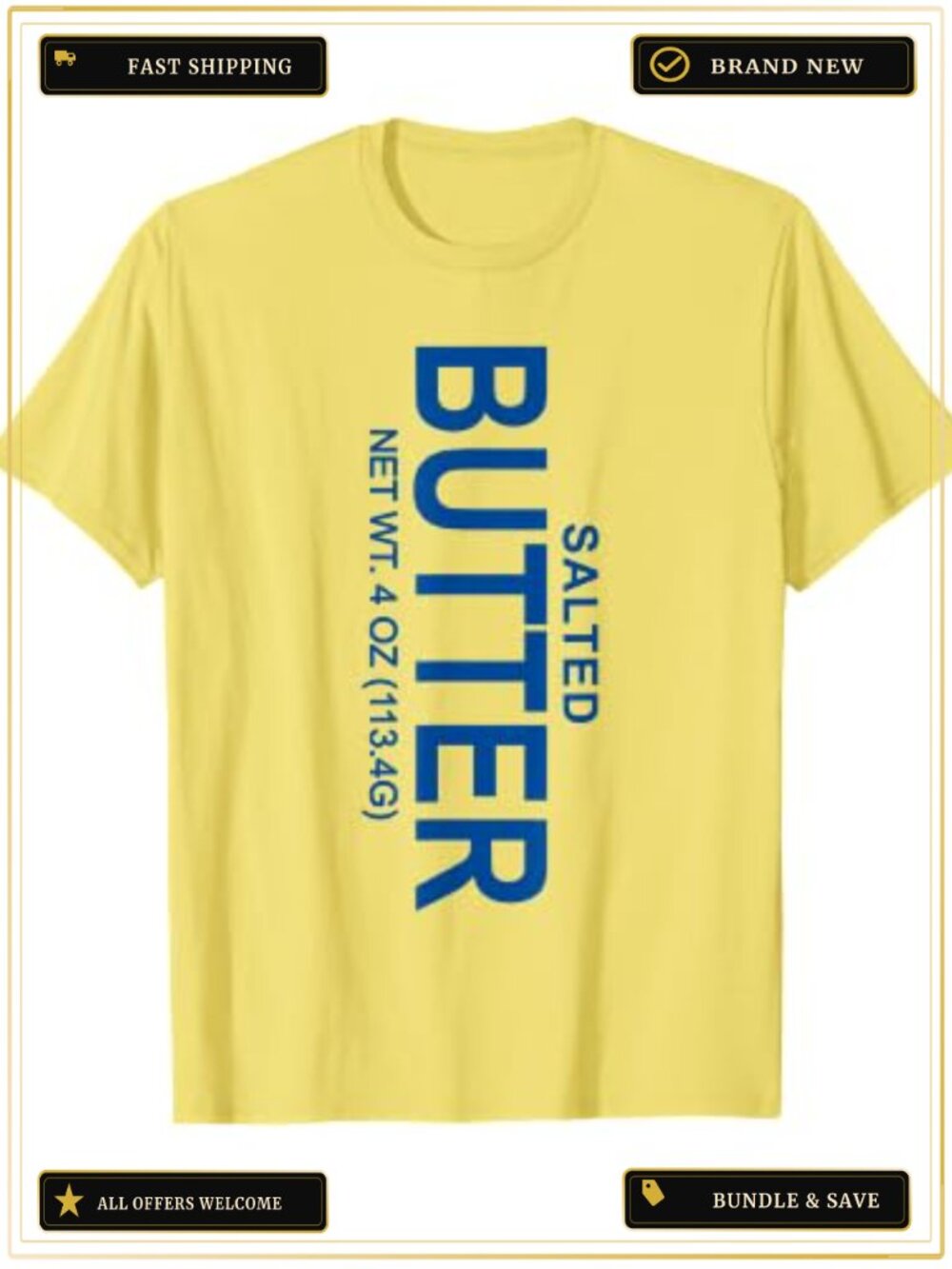 Salted Butter Stick Halloween Costume T-Shirt Classic Fit Tee